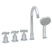 Baby Foldable Bathtub Faucet Accessories Hot Cold Bathroom Mixer Switch Water Tap Spout Waterfall Acrylic Shower Floding 1