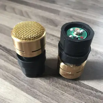 

2Pcs Best quality Golden Cartridge Dynamic Microphones Core Capsule Mic Replace Repair for the broken one N-M182