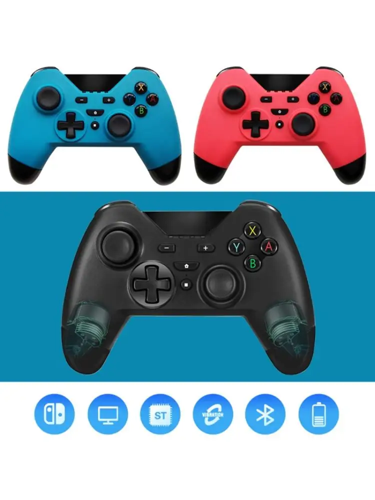 

Wireless Bluetooth Game Controller Joystick Gamepad for Switch/Lite for PC R2JB