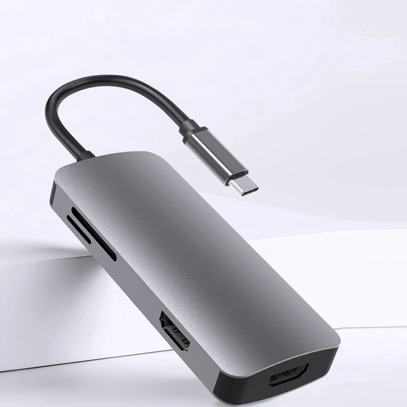 Док станция MST USB C для ноутбука 3 0 HDMI PD SD TF концентратор Macbook Pro HP DELL Surface Lenovo Samsung док
