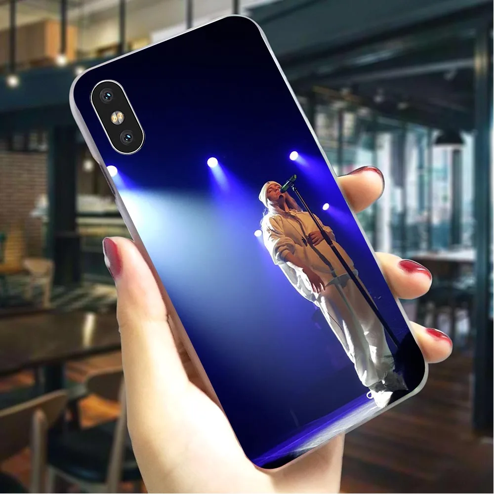 K2506407 Модный чехол для телефона Singer Billie Eilish для чехла iPhone 5S 5 SE 6 6 S/6 6S Plus 7 8/7 8 Plus X XS XR Xs Max, Жесткий Чехол - Цвет: K2506407