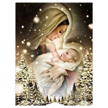

DIY Diamond Painting Full Square Religious Icon Diamond Embroidery Cross Stitch Home Decor