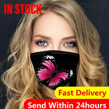 

5pcs Mouth Masks for Dust Protection Face Mask Washable Earloop Mask Adjustable Soft Washable Printed Pattern Mascarilla#3