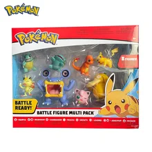 

8Pcs/Box Pokemon Figure Model Cute Pikachu Wobbuffet Charmander Action Figure Model Pokemon Birthday Set pvc Doll