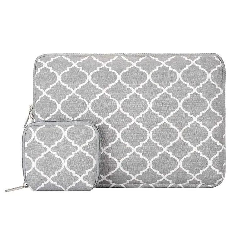 Gray MOSISO холщовый чехол для ноутбука, сумка для Macbook Air Pro 11 13 14 15 дюймов, чехол для ноутбука Asus lenovo, мягкие сумки - Цвет: Gray