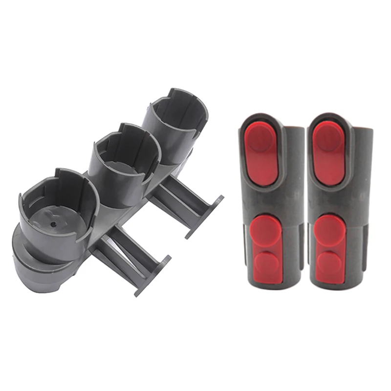 Кронштейн для хранения + 2Xconverted инструмент для Dyson V7 V8 V10 пылесос Запчасти щетка ювелирных изделий стойки