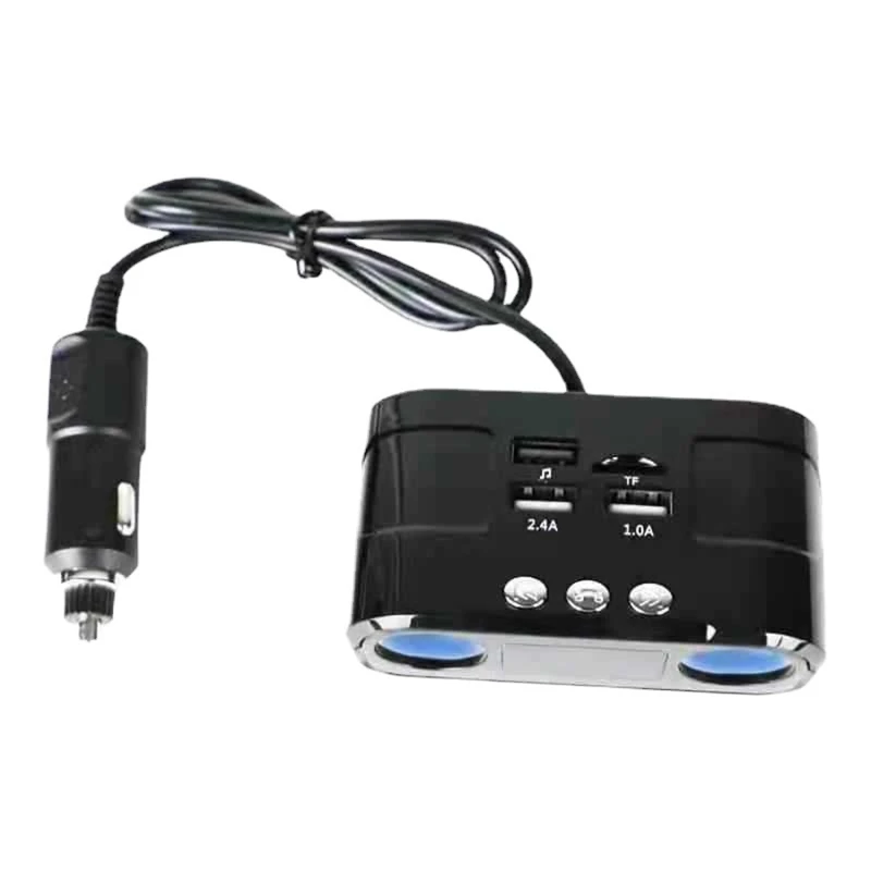 12 24V Cigarette Socket Lighter Car AUX Bluetooth compatible 5.0 Power
