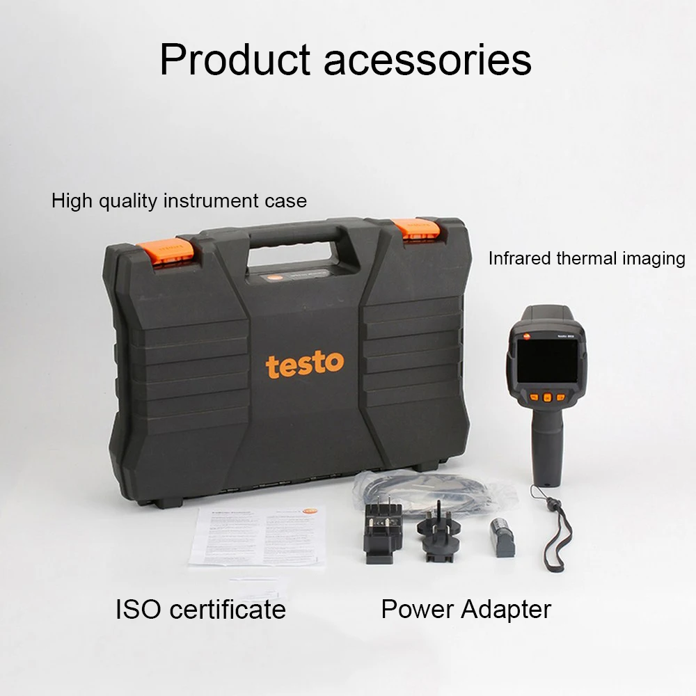 Testo 865 тепловизор термометр 320 × 240 инфракрасная тепловизор камеры Termometro 3,5 'lcd Видимый светильник