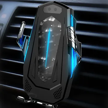 

QI Wireless Charging Car Charger Automatic Induction Car Vent Phone Holder 10W Wireless Stable Grip Quality Charger For Iphone