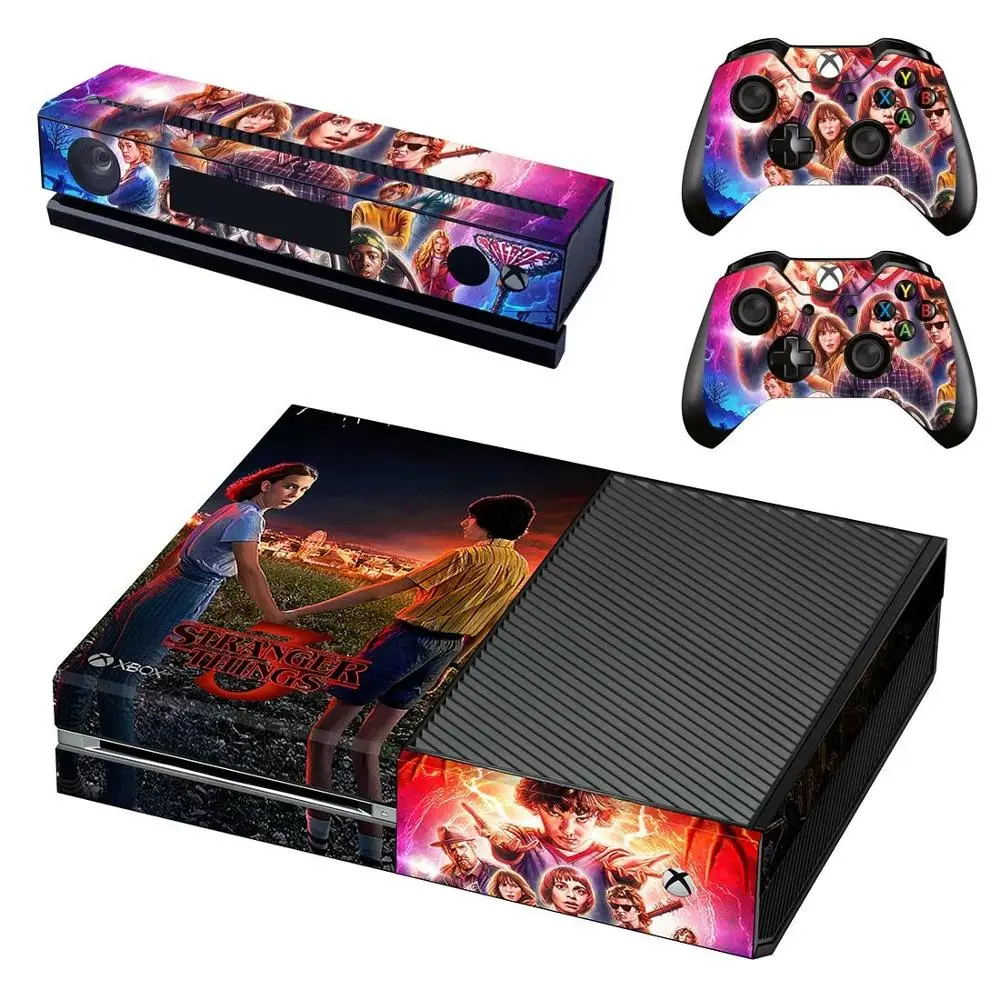 GSTM2796 Странные вещи кожи Xboxone наклейка vinilo adesivo pegatina наклейка s для Xbox One консоли и Kinect и два контроллера Скины - Цвет: GSTM2796
