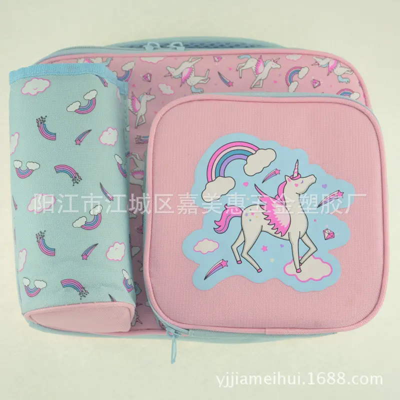 Cold insulation and fresh-keeping bag outdoor picnic bag lunch bag Portable shawl child lunch bag