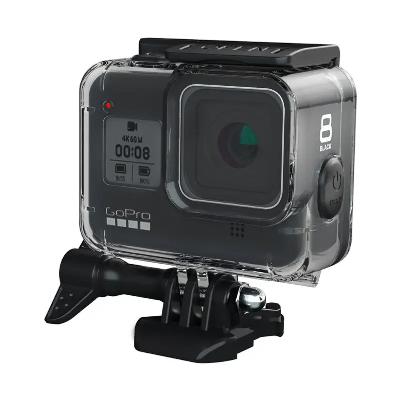 60 м подводный Водонепроницаемый чехол Защитная крышка корпуса для GoPro Hero 8 Камера A5YA