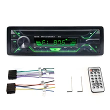 12 В Универсальная автомобильная гарнитура BT MP3 музыкальный плеер стерео fm-радио с низким уровнем искажений автомобильный аудио плеер встроенный микрофон с пультом дистанционного управления