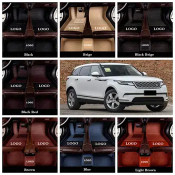 

Car Foot Mat Auto Floor Mats for Land Rover LR2 LR3 LR4 Range Rover Sport Velar Evoque Discovery Freelander Car Carpet Cover