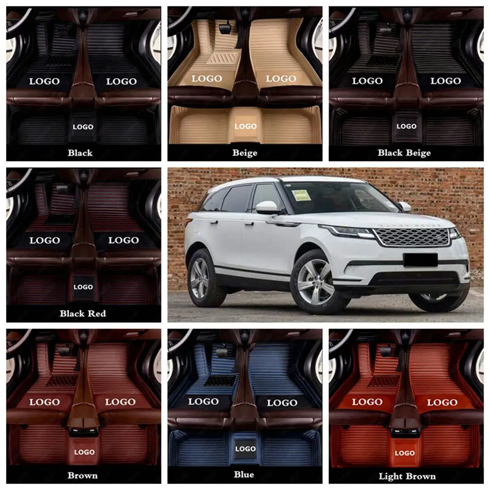 Автомобильный коврик для ног автомобильные коврики Land Rover LR2 LR3 LR4 Range Sport Velar evodiscovery