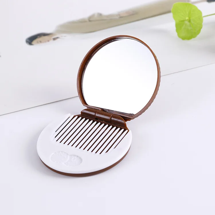 606 портативное зеркало в виде шоколада расческа печенье сэндвич моделирование карманное зеркало и расческа складное зеркало для макияжа