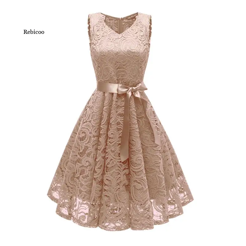 

Женское вязаное кружевное платье, элегантное платье мини с вырезами, женское платье в Корейском стиле без рукавов с поясом, банкетные платья-пачки