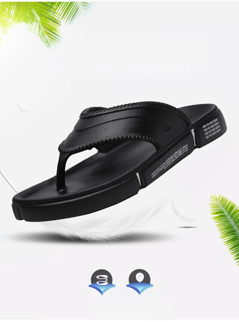 Mazefeng Summer New Arrival Summer Men Flip Flops Men High Quality Beach Sandals Male Anti-slip Casual Shoes Wholesale