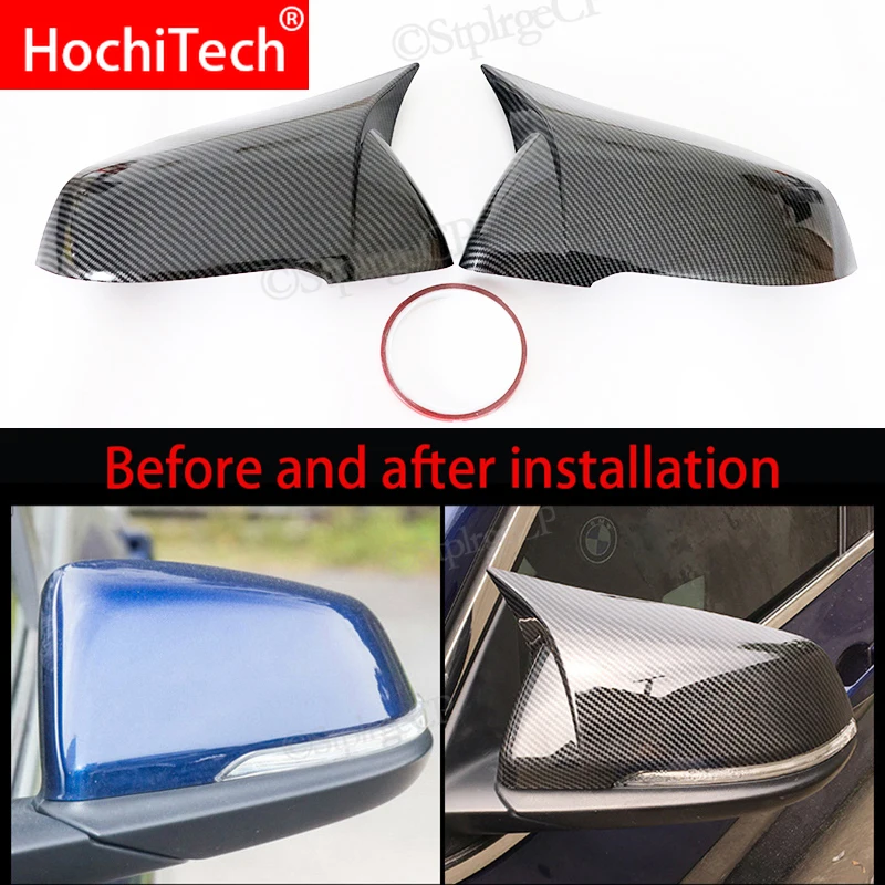 

For BMW X1 F48 F49 Rear View Side Mirror Cover 1 Series F52 2 Series F45 F56 X2 F39 Z4 G29 Carbon fiber pattern Accessories