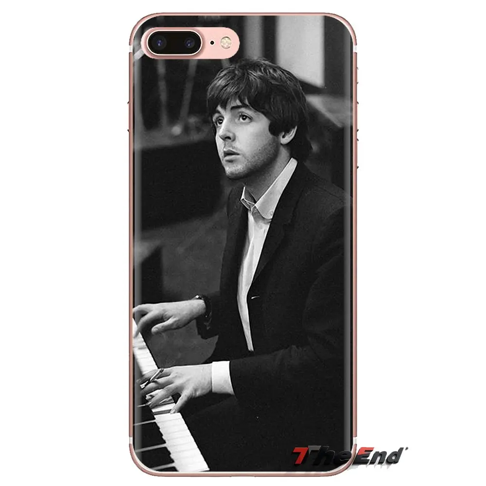 Для iPhone XS Max XR X 4 4s 5 5S 5C SE 6 6S 7 8 Plus samsung Galaxy J1 J3 J5 J7 A3 A5 TPU чехол Пол Маккартни портрет певицы