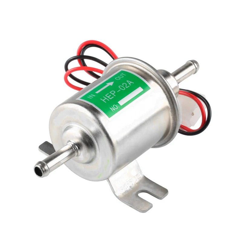 Электронные дизельного топлива насос 12v модификация автомобиля HEP-02A электронный масляный насос Электронный Топливный насос электрический насос - Цвет: SLIVER