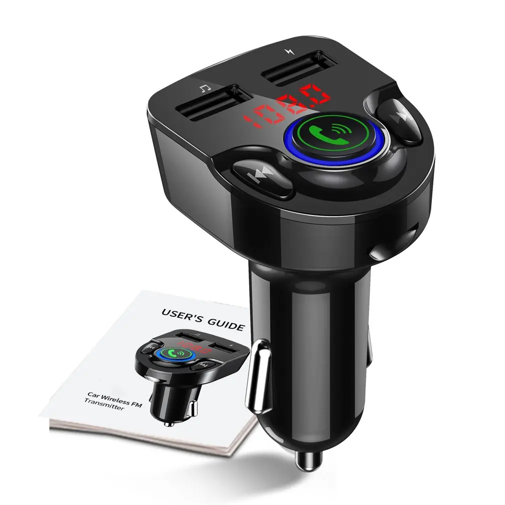 

Cigarette Lighter G32 Car MP3 BT Player Plug in Car MP3 BT 5.0FM Receiver 3.5A Dual USB Charger Car Accessories