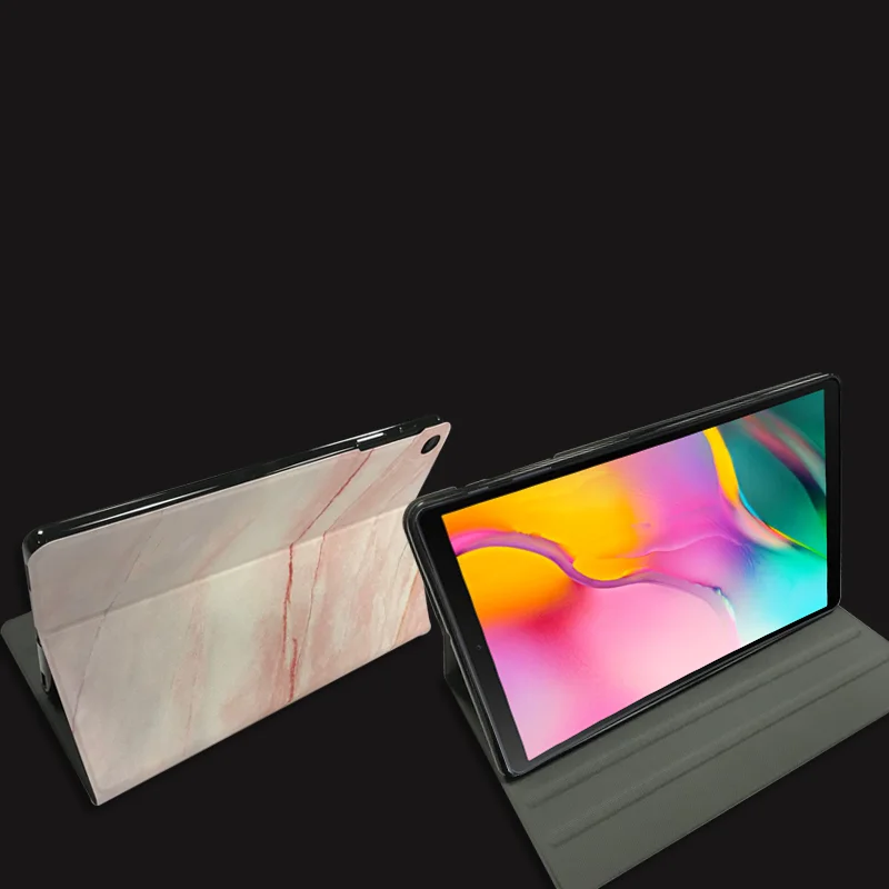 Чехол с мраморным принтом для samsung Galaxy Tab A 10,1 T510 T515 из искусственной кожи, мягкая задняя крышка SM-T510-T51510.1 дюймов