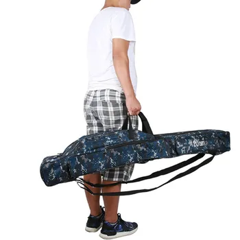 

Folding Fishing Rod Reel Bag Pole Gear Tackle Tool Case Carrier Travel Storage Bag Large Capacity Fishing Bag