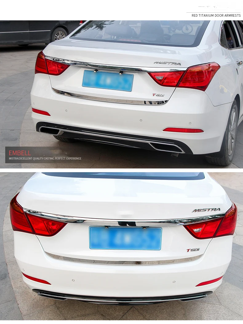 Предназначенная для HYUNDAI MISTRA задняя коробка полоса для отделки дверей 14-19 MISTRA Установите задний ящик защитный светильник