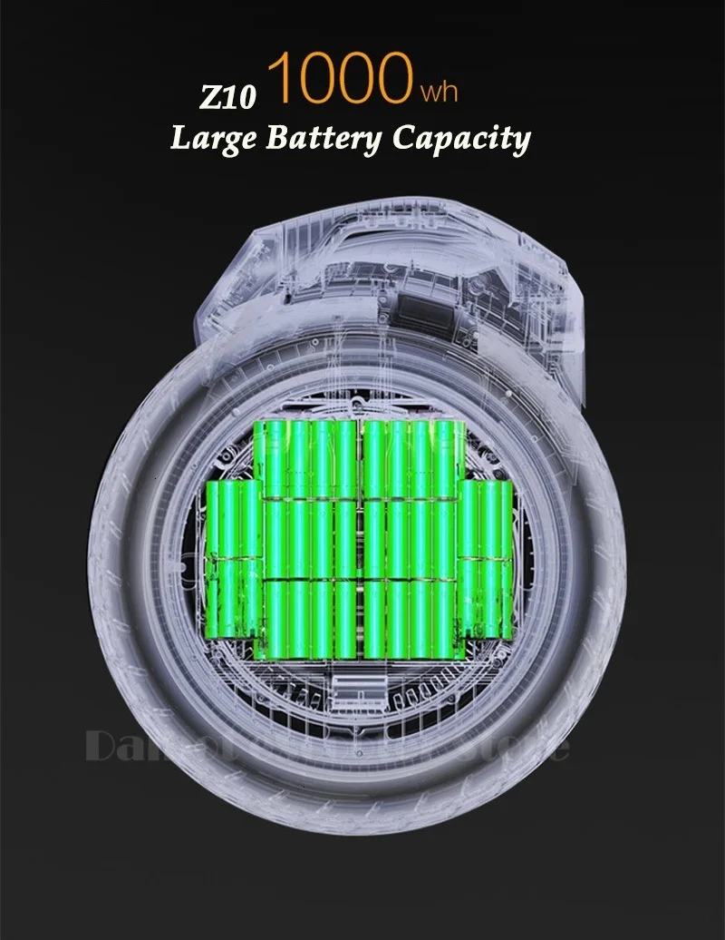 Ninebot One Z10 Monowheel Electric Unicycle 18 Inch Self Balancing Scooters with APPBluetoothTrolley Handle 1800W 1000WH       (30)