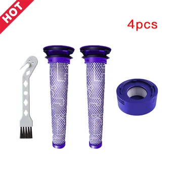

4 pcs/lot Pre-Filters HEPA Post-Filters Replacements for Dyson V8 and V7 absolute Cordless Vacuum Cleaners Filter for Dyson 7 8