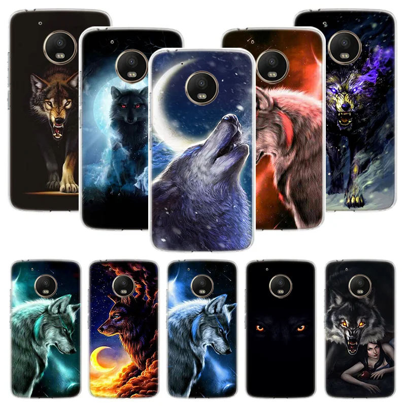 Чехол для телефона Fierce Snow Wolf Motorola Moto G9 G8 G7 G6 E6 E5 Plus Power Play + One Action Macro Fusion | Мобильные