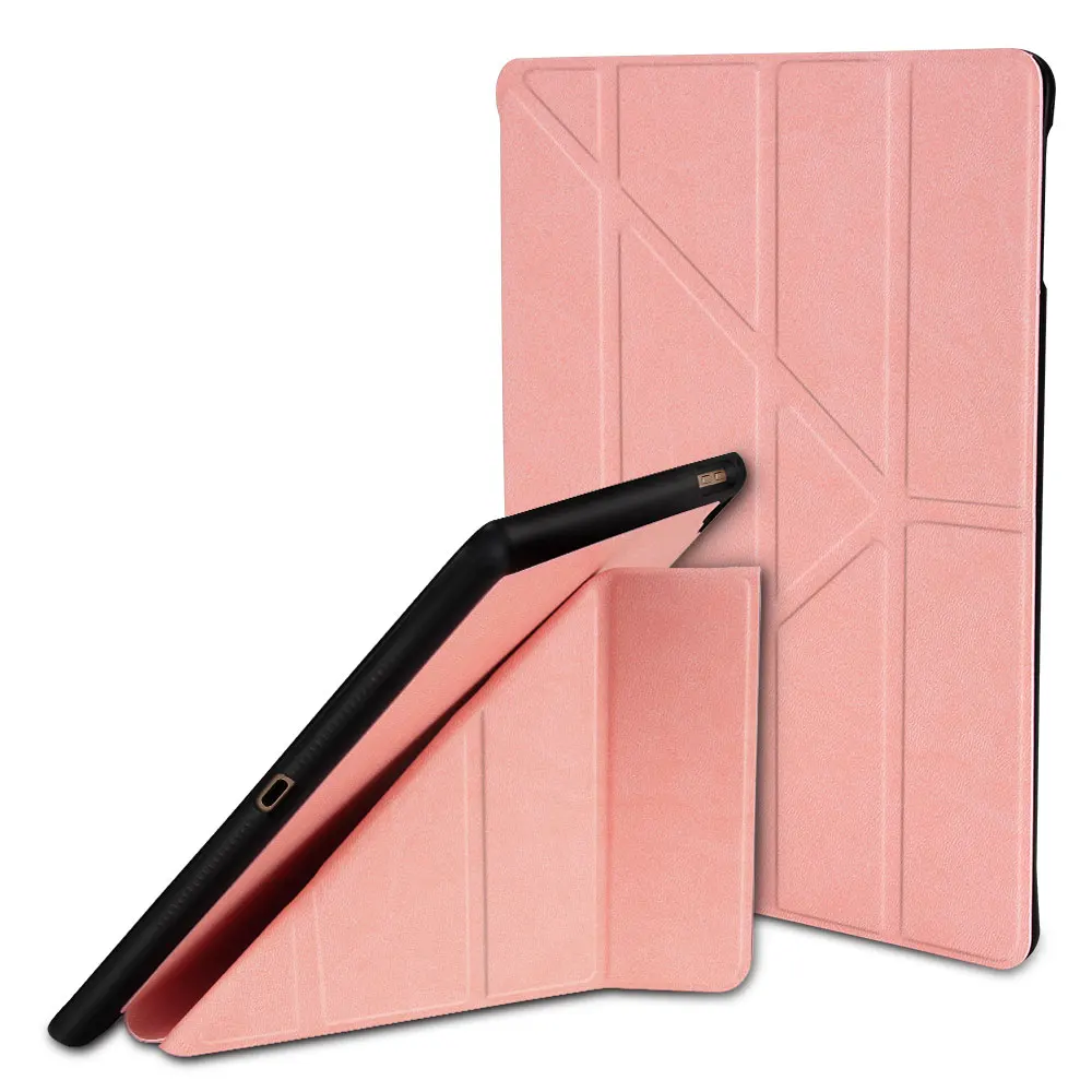 Розовый Для ipad Air 1 2 чехол противоударный флип-стенд для 6го поколения Чехол кожаный Funda для ipad 5 6 9,7 чехол с карандашом - Цвет: Розовый