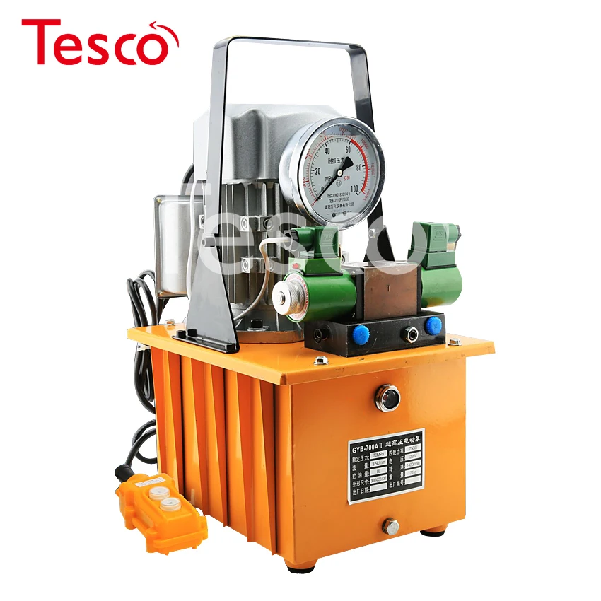 

220V Double Action Electric Hydraulic Pump GYB-700AII Tank capacity 8L Double Electromagnetic Valve Pump 1400r/min 750W