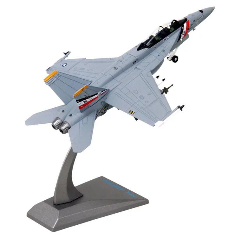 1/100 весы Темно-Синяя армия F/A-18 Strike Fighter Honet 1-18 Fighting Falcon airplane модели для взрослых и детей