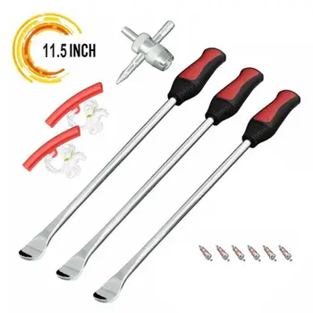 

Changing repair Tire spoons Tyre Wheel protector Rim Valve core Set Motorcycle Iron tool