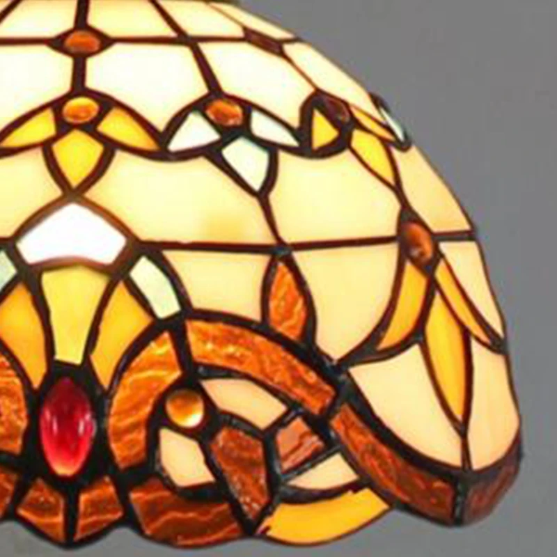 stained glass ceiling lights