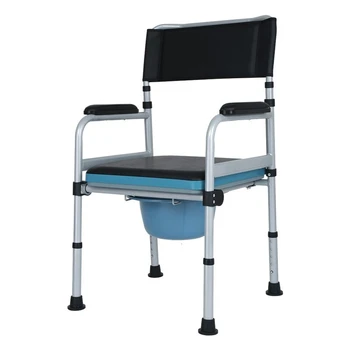

Sit Toilet Chair The Elderly Foldable Household Reinforce Non-slip Belt Round Sit Then Disabled Shit Chair Pregnant Woman