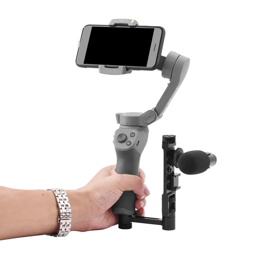 Aluminum Alloy Mount Holder Adapter Extension Long Arm Short Arm for DJI Osmo Mobile 3 Screw Handheld Gimbal Camera Accessories