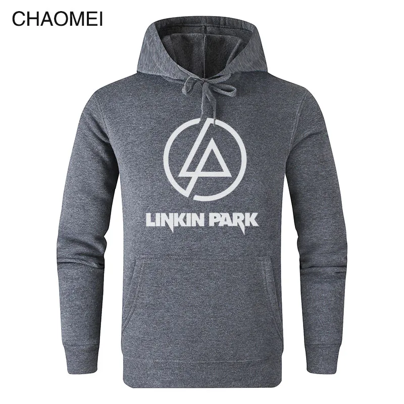 Мужские толстовки в новом стиле Linkin Park, толстовки в стиле хип-хоп Lincoln Rock, Мужская теплая флисовая толстовка с длинным рукавом, модная повседневная толстовка C104
