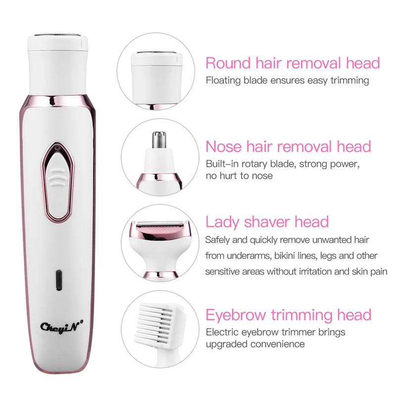 depilador lady shaver nariz sobrancelha trimmer sobrancelha
