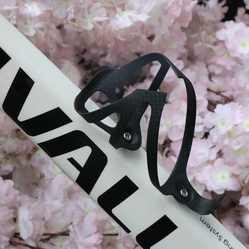 Bicycle Water Bottle Cage Bicycle Bottle Holder Full 3K Carbon Fiber Super Light Road/Mountain Bike Cycling Water Bottles Cage 18g