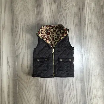 

girlymax mom me top winter clothes girls fall vest girls plush waistcoat kids leopard black vest adult and kid vest