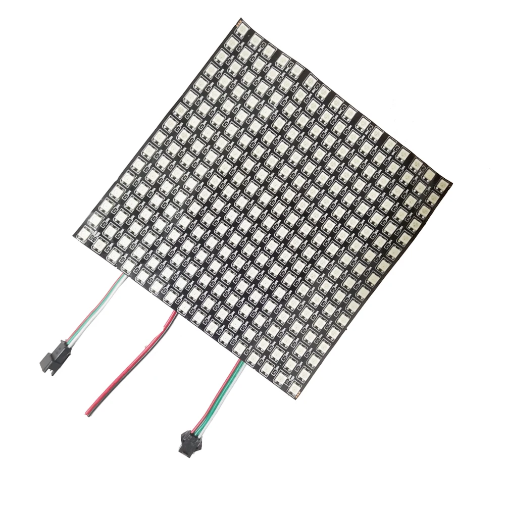 WS2812B светодиодный цифровой гибкий DC5V индивидуально адресуемых Панель светильник