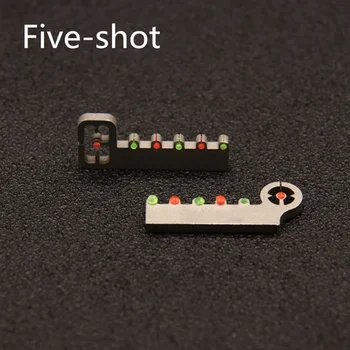 

1 set of outdoor catapult slingshot accessories horizontal sight 5 consecutive sights sniper sight different slingshots