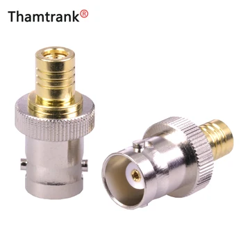 

10pcs/lot Copper BNC Female to SMB Female Coaxial Adapter BNC Jack to SMB Jack Socket Straight Connector Coax Coupler Converter