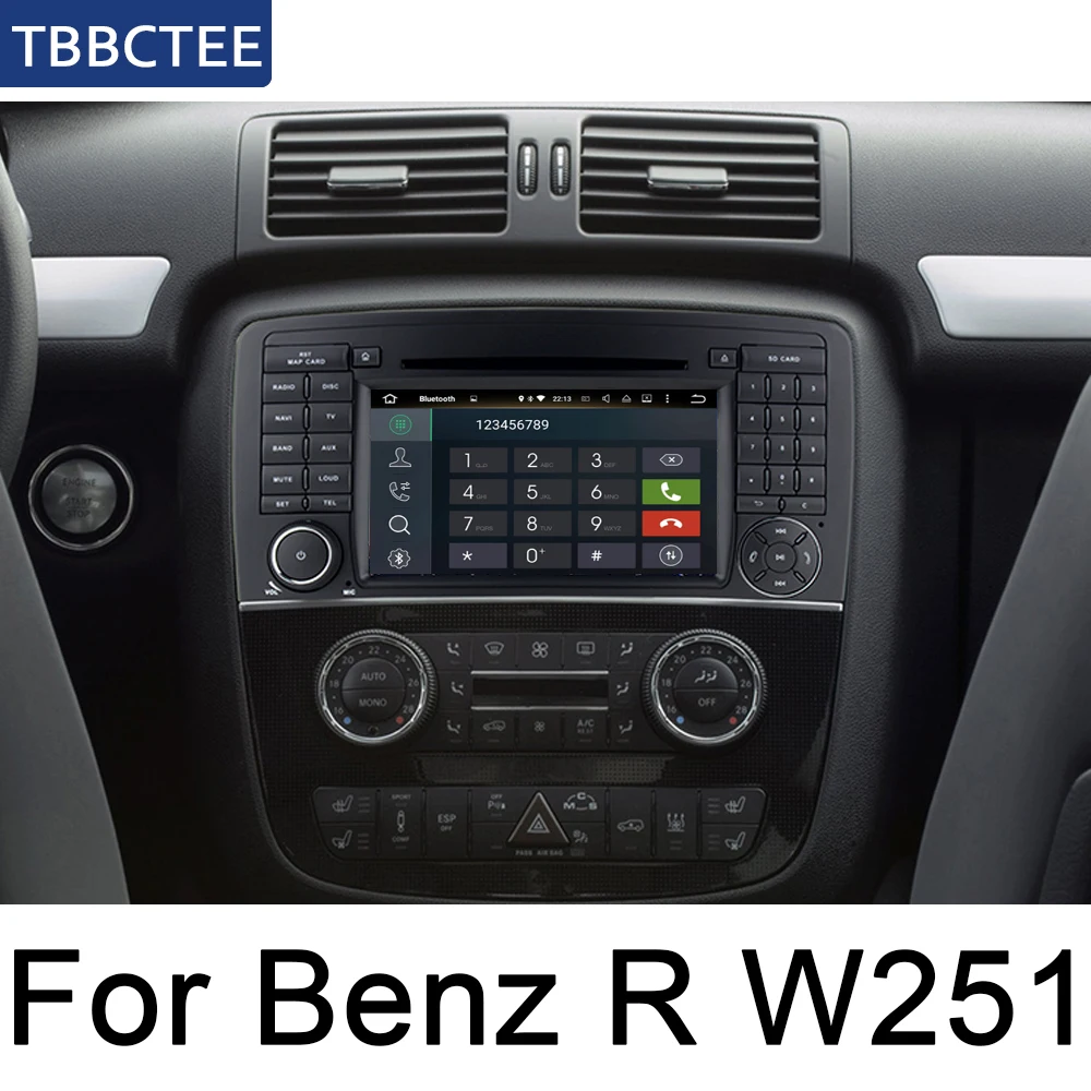 Для Mercedes Benz R Class W251 2006~ 2013 NTG Авто Радио автомобильный dvd-плеер на основе Android gps навигация Wifi карта мультимедийная система