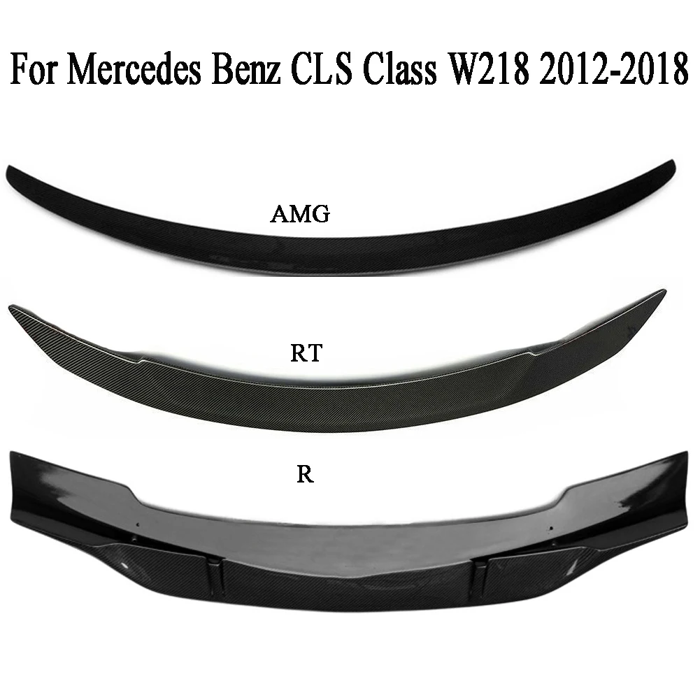 Спойлер заднего багажника из углеродного волокна для Mercedes Benz CLS Class W218 2012 2013 2014 2015