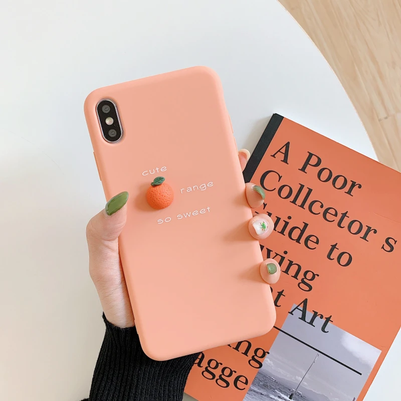 For iPhone 11 Pro Max X XS MAX XR 8 8 Plus 7 7 Plus 6 6S 6S Plus Avocado Peach Cute Friut Ins Fashion Case For iPhone 11