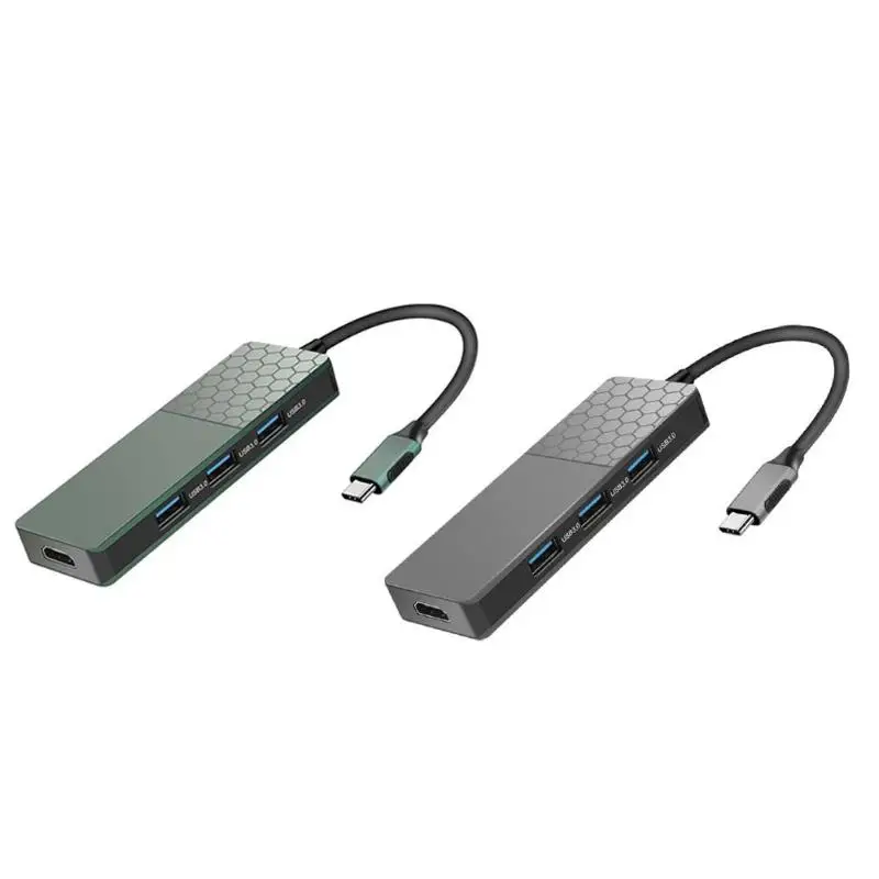 Мульти USB C концентратор 3 USB 3,0+ HDMI 4K тип-c концентратор с TF считыватель карт памяти зарядка PD слот для Windows10 для Mac OS